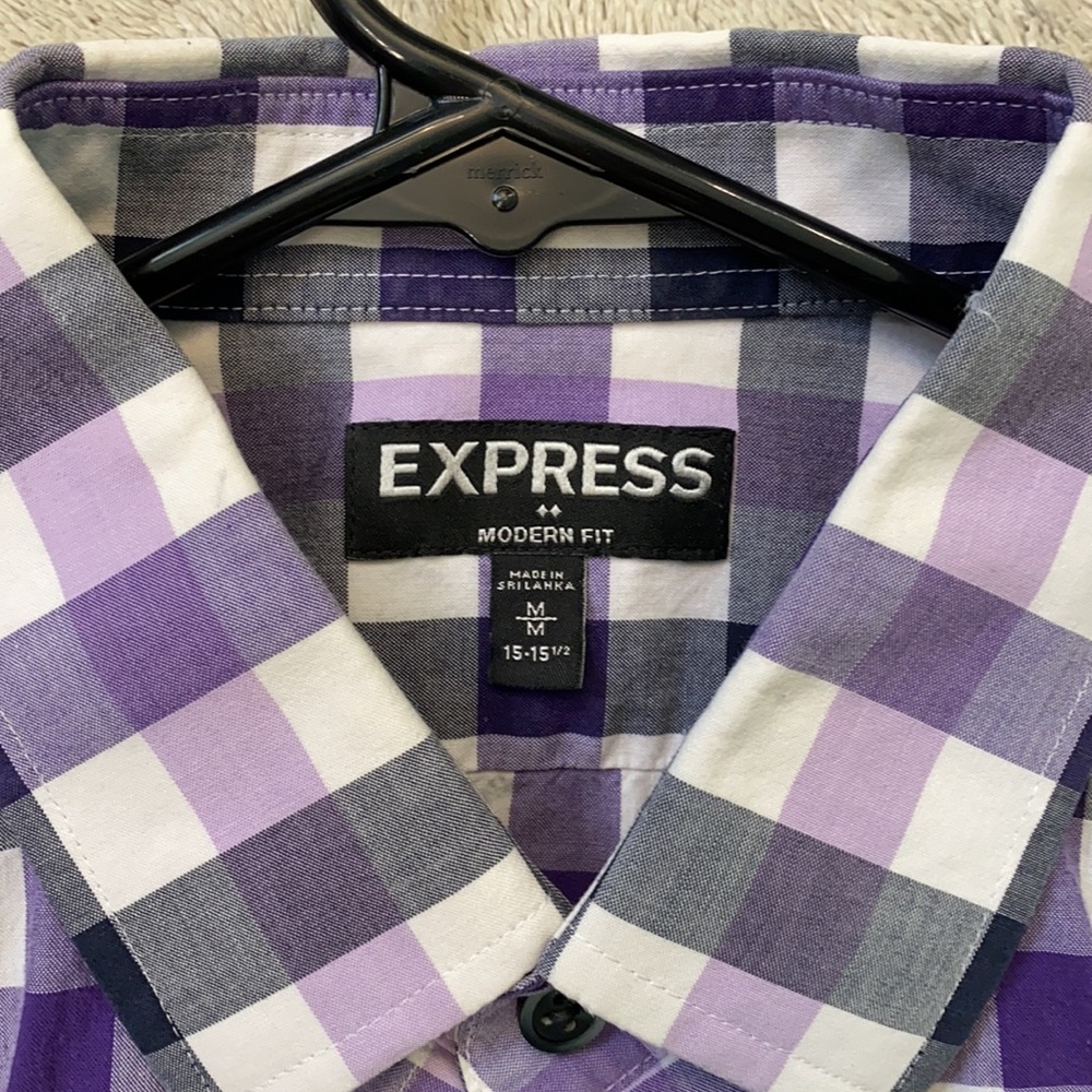 Express Men’s button down - Picture 2 of 4